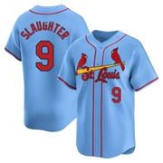 Enos Slaughter Youth St. Louis Cardinals Alternate Jersey - Light Blue Limited