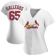 Giovanny Gallegos Women's St. Louis Cardinals Home Jersey - White Authentic