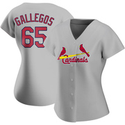 Giovanny Gallegos Women's St. Louis Cardinals Road Jersey - Gray Authentic