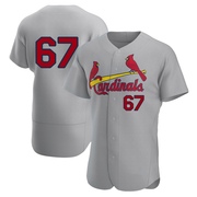 Gordon Graceffo Men's St. Louis Cardinals Road Jersey - Gray Authentic