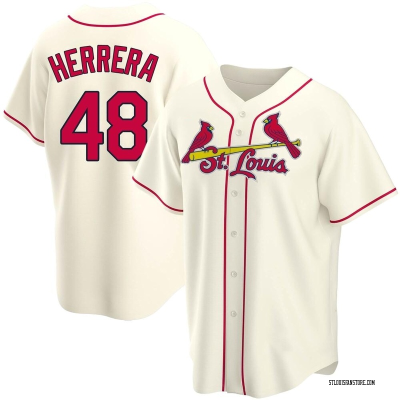 Ivan Herrera Men's St. Louis Cardinals Alternate Jersey - Cream Replica