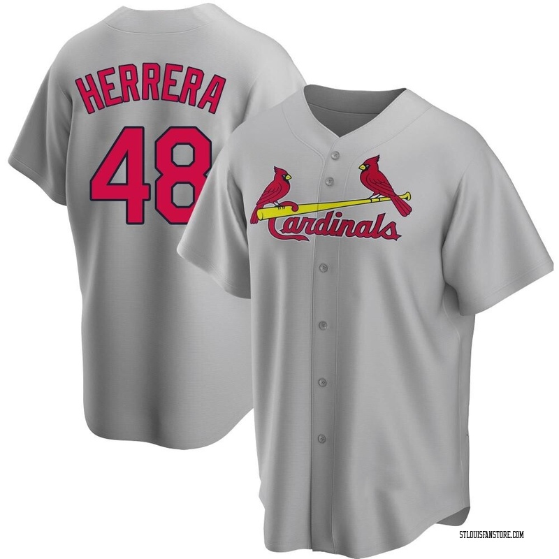 Ivan Herrera Men's St. Louis Cardinals Road Jersey - Gray Replica