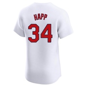 J.A. Happ Men's St. Louis Cardinals Home Jersey - White Elite