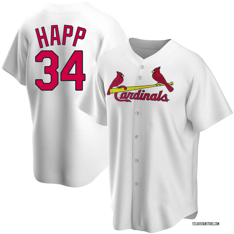 J.A. Happ Men's St. Louis Cardinals Home Jersey - White Replica