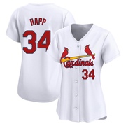 J.A. Happ Women's St. Louis Cardinals Home Jersey - White Limited