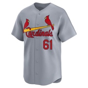 Jake Walsh Men's St. Louis Cardinals Away Jersey - Gray Limited