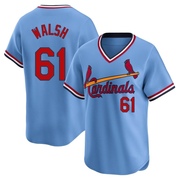 Jake Walsh Men's St. Louis Cardinals Cooperstown Collection Jersey - Light Blue Limited