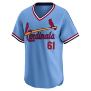 Jake Walsh Men's St. Louis Cardinals Cooperstown Collection Jersey - Light Blue Limited