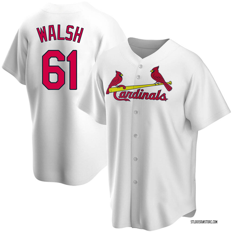 Jake Walsh Men's St. Louis Cardinals Home Jersey - White Replica