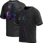 James Naile Men's St. Louis Cardinals Alternate Jersey - Black Holographic Replica