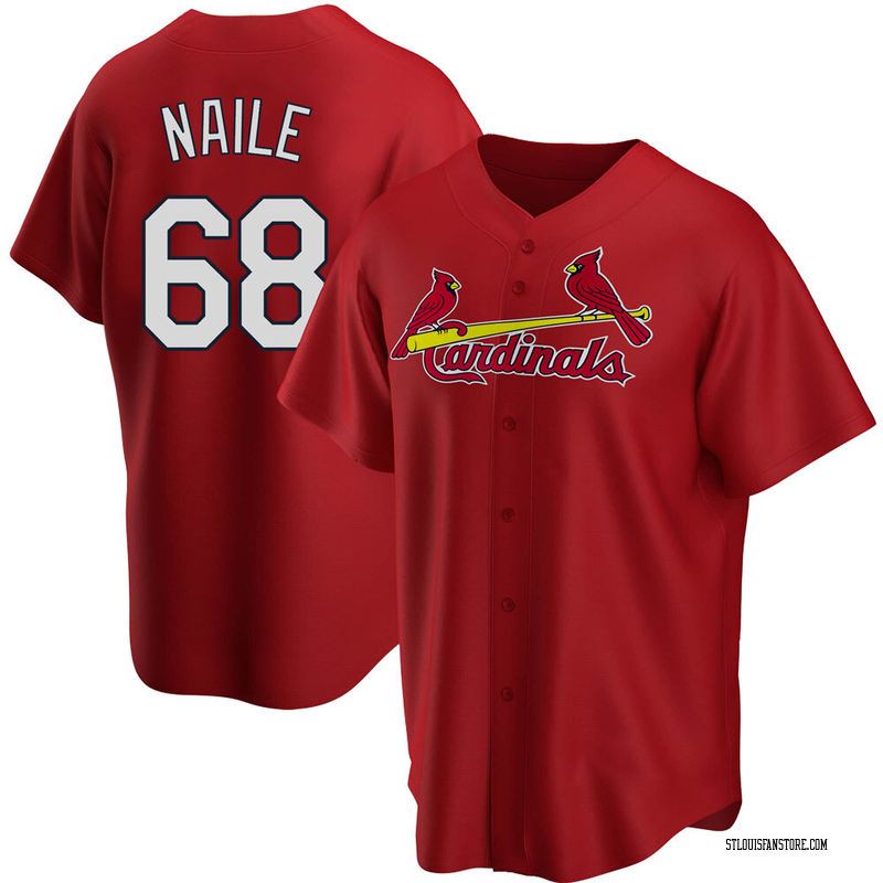 James Naile Men's St. Louis Cardinals Alternate Jersey - Red Replica