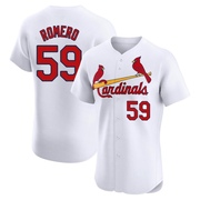 JoJo Romero Men's St. Louis Cardinals Home Jersey - White Elite