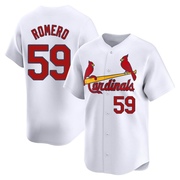 JoJo Romero Men's St. Louis Cardinals Home Jersey - White Limited