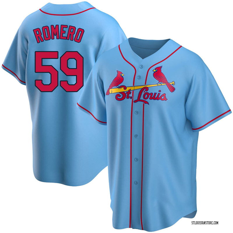 JoJo Romero Youth St. Louis Cardinals Alternate Jersey - Light Blue Replica