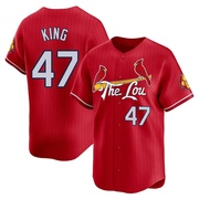 John King Men's St. Louis Cardinals 2024 City Connect Jersey - Red Limited