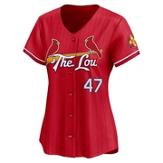 John King Women's St. Louis Cardinals 2024 City Connect Jersey - Red Limited