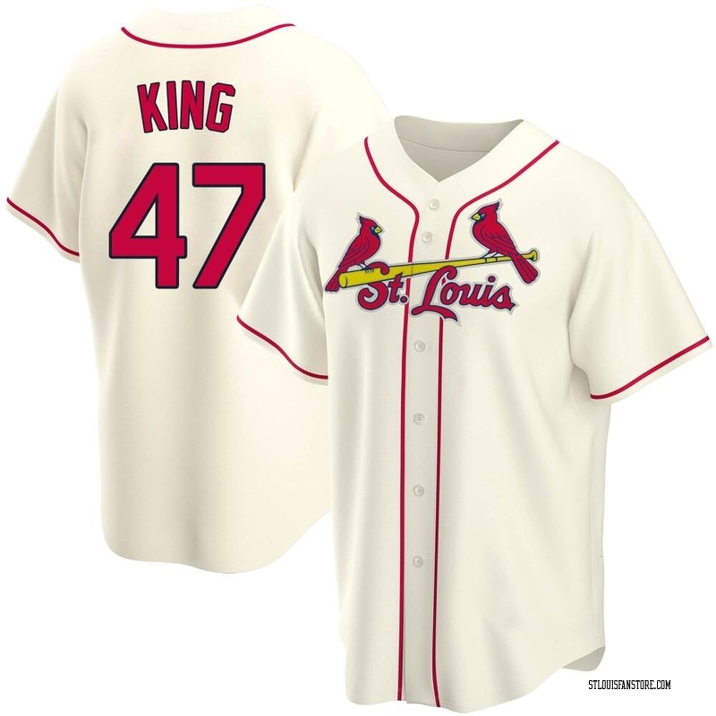 John King Youth St. Louis Cardinals Alternate Jersey - Cream Replica