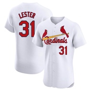 Jon Lester Men's St. Louis Cardinals Home Jersey - White Elite