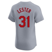 Jon Lester Men's St. Louis Cardinals Road Jersey - Gray Elite