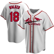 Jordan Walker Men's St. Louis Cardinals Home Cooperstown Collection Jersey - White