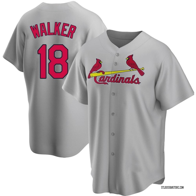 Jordan Walker Men's St. Louis Cardinals Road Jersey - Gray Replica