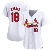 Jordan Walker Women's St. Louis Cardinals Home Jersey - White Limited