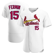 Jose Fermin Men's St. Louis Cardinals Home Jersey - White Authentic