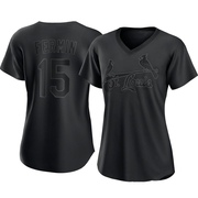 Jose Fermin Women's St. Louis Cardinals Pitch Fashion Jersey - Black Replica