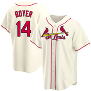 Ken Boyer Men's St. Louis Cardinals Alternate Jersey - Cream Replica