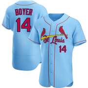 Ken Boyer Men's St. Louis Cardinals Alternate Jersey - Light Blue Authentic