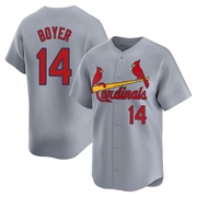 Ken Boyer Men's St. Louis Cardinals Away Jersey - Gray Limited