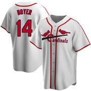 Ken Boyer Men's St. Louis Cardinals Home Cooperstown Collection Jersey - White