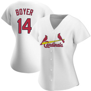 Ken Boyer Women's St. Louis Cardinals Home Jersey - White Authentic