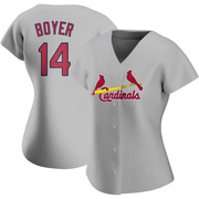 Ken Boyer Women's St. Louis Cardinals Road Jersey - Gray Replica