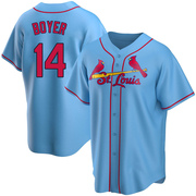 Ken Boyer Youth St. Louis Cardinals Alternate Jersey - Light Blue Replica