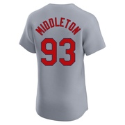 Keynan Middleton Men's St. Louis Cardinals Road Jersey - Gray Elite