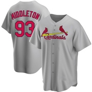 Keynan Middleton Men's St. Louis Cardinals Road Jersey - Gray Replica