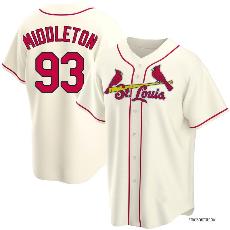 Keynan Middleton Youth St. Louis Cardinals Alternate Jersey - Cream Replica