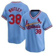 Kodi Whitley Youth St. Louis Cardinals Cooperstown Collection Jersey - Light Blue Limited