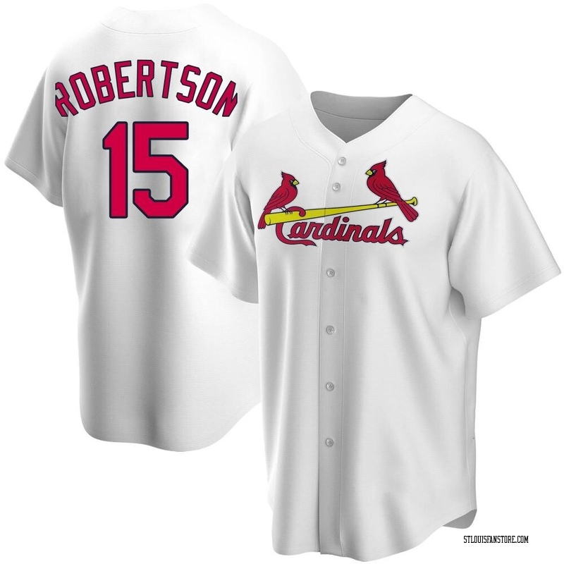 Kramer Robertson Men's St. Louis Cardinals Home Jersey - White Replica