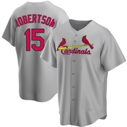 Kramer Robertson Men's St. Louis Cardinals Road Jersey - Gray Replica