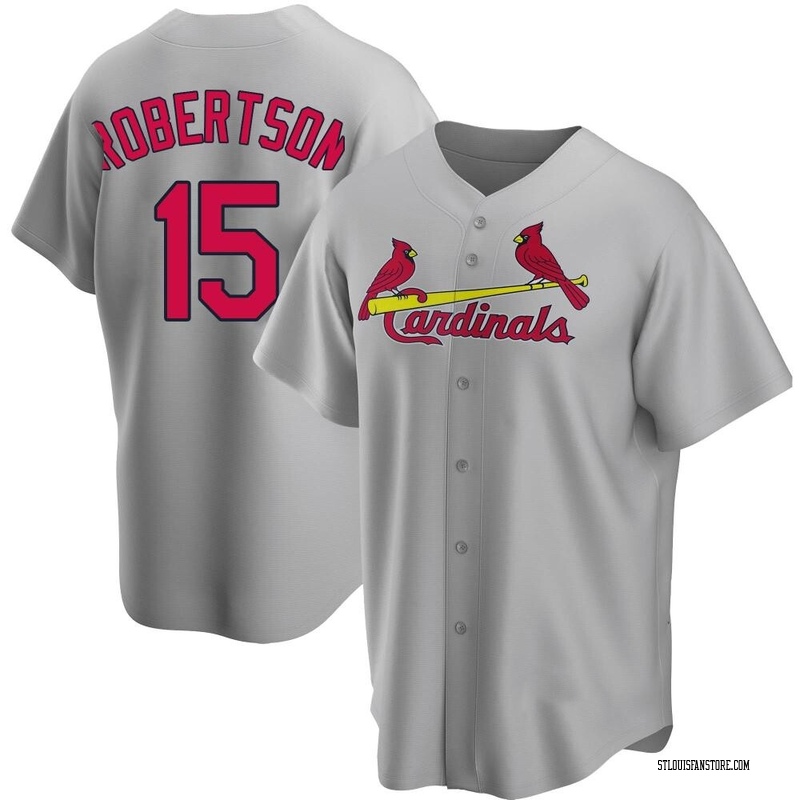 Kramer Robertson Men's St. Louis Cardinals Road Jersey - Gray Replica