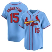 Kramer Robertson Youth St. Louis Cardinals Alternate Jersey - Light Blue Limited