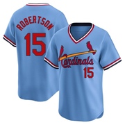 Kramer Robertson Youth St. Louis Cardinals Cooperstown Collection Jersey - Light Blue Limited