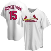 Kramer Robertson Youth St. Louis Cardinals Home Jersey - White Replica