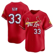 Kwang Hyun Kim Men's St. Louis Cardinals 2024 City Connect Jersey - Red Limited