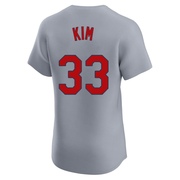 Kwang Hyun Kim Men's St. Louis Cardinals Road Jersey - Gray Elite