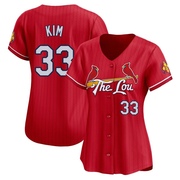 Kwang Hyun Kim Women's St. Louis Cardinals 2024 City Connect Jersey - Red Limited