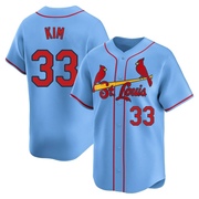 Kwang Hyun Kim Youth St. Louis Cardinals Alternate Jersey - Light Blue Limited