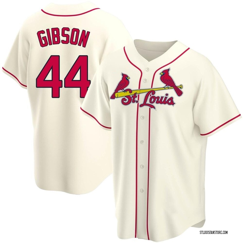 Kyle Gibson Men's St. Louis Cardinals Alternate Jersey - Cream Replica